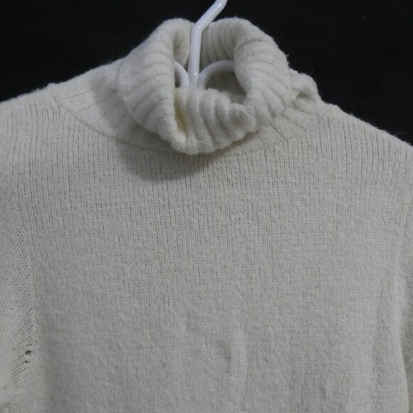 CLOCKHOUSE | UK size 12 | Cream Knit Turtleneck Sweater - Picture 4 of 16